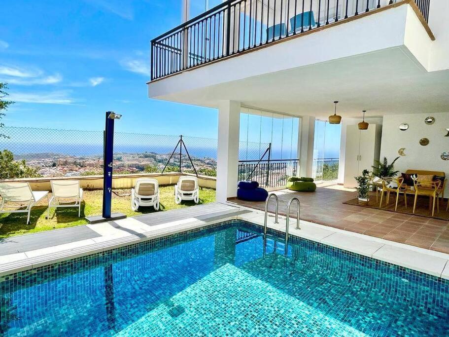Mirador Panoramic Sea Views - Private Villa Mijas Exteriör bild
