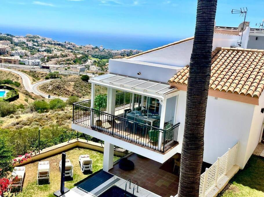 Mirador Panoramic Sea Views - Private Villa Mijas Exteriör bild